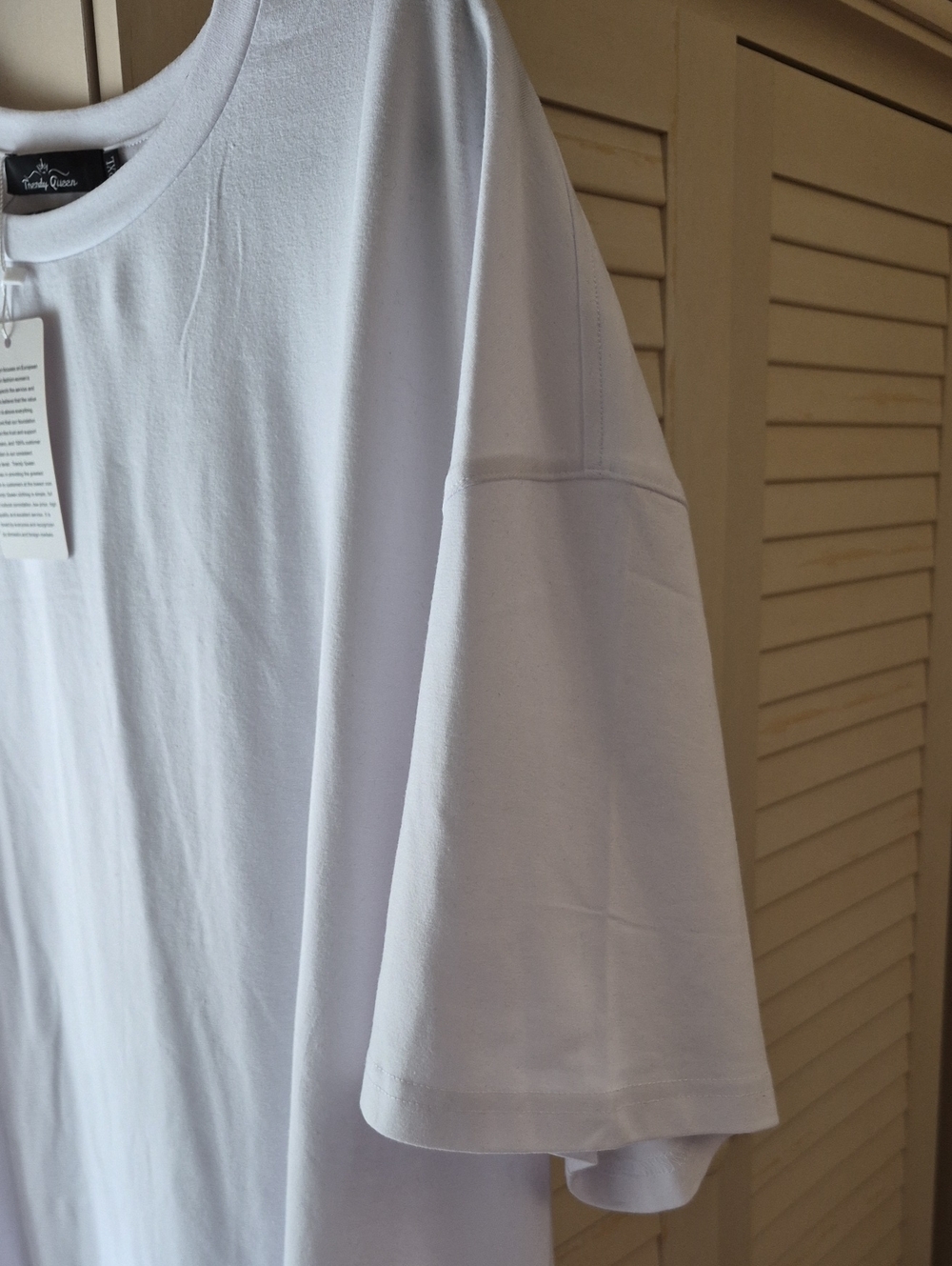 Women's White Short Sleeve T Shirt - Picture 4 of 5